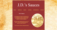 Desktop Screenshot of jdssauces.com